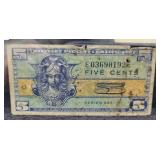 SERIES 521 FIVE CENT MILITARY PAYMENT CERTIFICATE