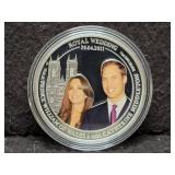 2011 AUSTRAILIA 1 OZ SILVER PROOF - ROYAL WEDDING