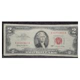 SERIES 1963 RED SEAL $2 (NICE CONDITION)