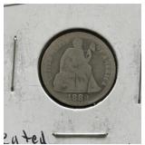 1889 SEATED LIBERTY DIME