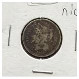 1865 THREE CENT NICKEL