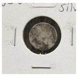 1852 THREE CENT SILVER