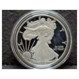 2019-W PROOF SILVER EAGLE W/ COA