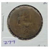 1915 BRITISH 1/2 PENNY