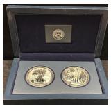 2013 AMERICAN SILVER EAGLE WESTPOINT 2-COIN SET