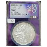 2025 MALTA SILVER GOLDEN EAGLE NGC: MS70 -