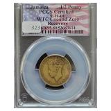 1938 JAMAICA HALF-PENNY 911 WTC GROUND ZERO