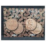 (2) LINCOLN CENT BOOKS - 1975-2025 - NOT COMPLETE