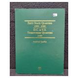 STATE QUARTERS BOOK - 56 COINS TOTAL