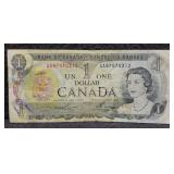 VINTAGE CANADA 1 DOLLAR NOTE