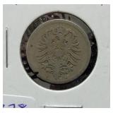1888 GERMAN 10 PFENNIG