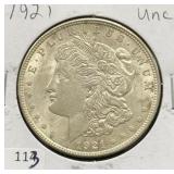 1921 MORGAN DOLLAR