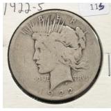 1922-S PEACE DOLLAR
