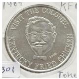 1969 KENTUCKY FRIED CHICKEN TOKEN