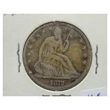 1872 SEATED LIBERTY HALF DOLLAR
