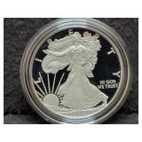 2011-W PROOF SILVER EAGLE W/ BOX & COA