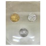 "SMALLEST COIN SET" - 2010 - CONTAINS (1) SILVER