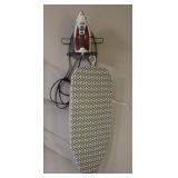 Wall Hanging Mini Ironing Board & Steam Iron