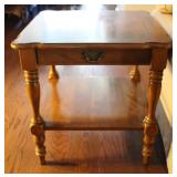 Vtg Ethan Allen Heirloom Nutmeg Maple End Table #2