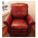 Motion Craft Burgundy Leather Recliner - Chair #2