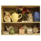 Collection of Whimsical Tea Pots & Pitchers