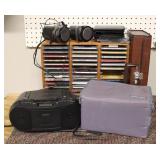 Sony Radio CD/ Cassette Player w/ CDs & Cassettes