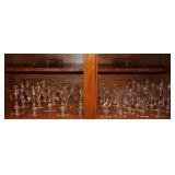 38pc. Vintage Tiffin Glass Aperitif Glass Dish Set