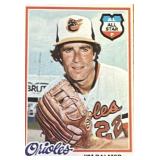 1978 Topps baseball card Featuring Jim Palmer