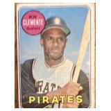 Reprint 1969 Topps baseball card Roberto Clemente