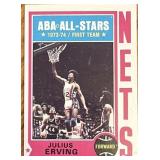 1974-75 Topps Basketball card of  Julius Erviing