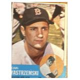 1963 Topps baseball card Carl Yastrzemski