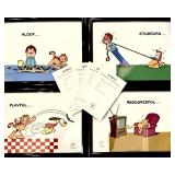 Jim Davis prints ï¿½Set of four
