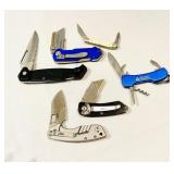 Collection of knives and box cutters