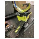 . un Joe Cordless Chain Saw/Rypbi Cordless Blower