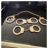Handcuffs and leg cuffs