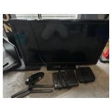Video 42' with remote, dvd player, and more