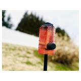 Tiki Torches and outdoor string lights