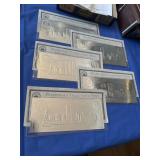 . Silver leaf coin certificates