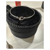 925 Sterling silver bangle bracelet/Clasp