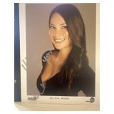 Olivia Munn signed headshot.