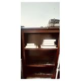 Four shelf wood  bookshelf