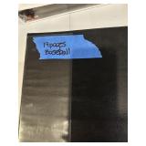 Sports card collection in binder and sleeves