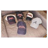 Collection of Atlanta/Braves baseball caps