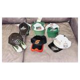 Collection of NASCAR hats