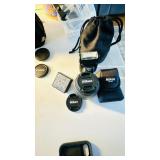 Nikon SB-400 Speedlight flash,  35mm f/1.8G lens