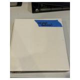 Sports card collection in binder and sleeves