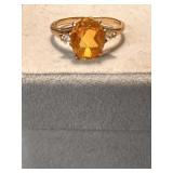 10kP GTR Ring with Citrine