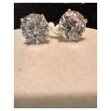 Cubic Zirconia Stud Earrings