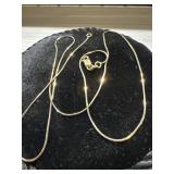 18 inch 10 karat gold chain 2.3 g