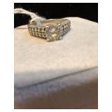 925 CZ Sterling Silver Ring 4.2 g